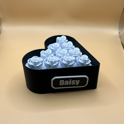 Personalized Everlasting Rose Gift Box Perfect for Valentine's day