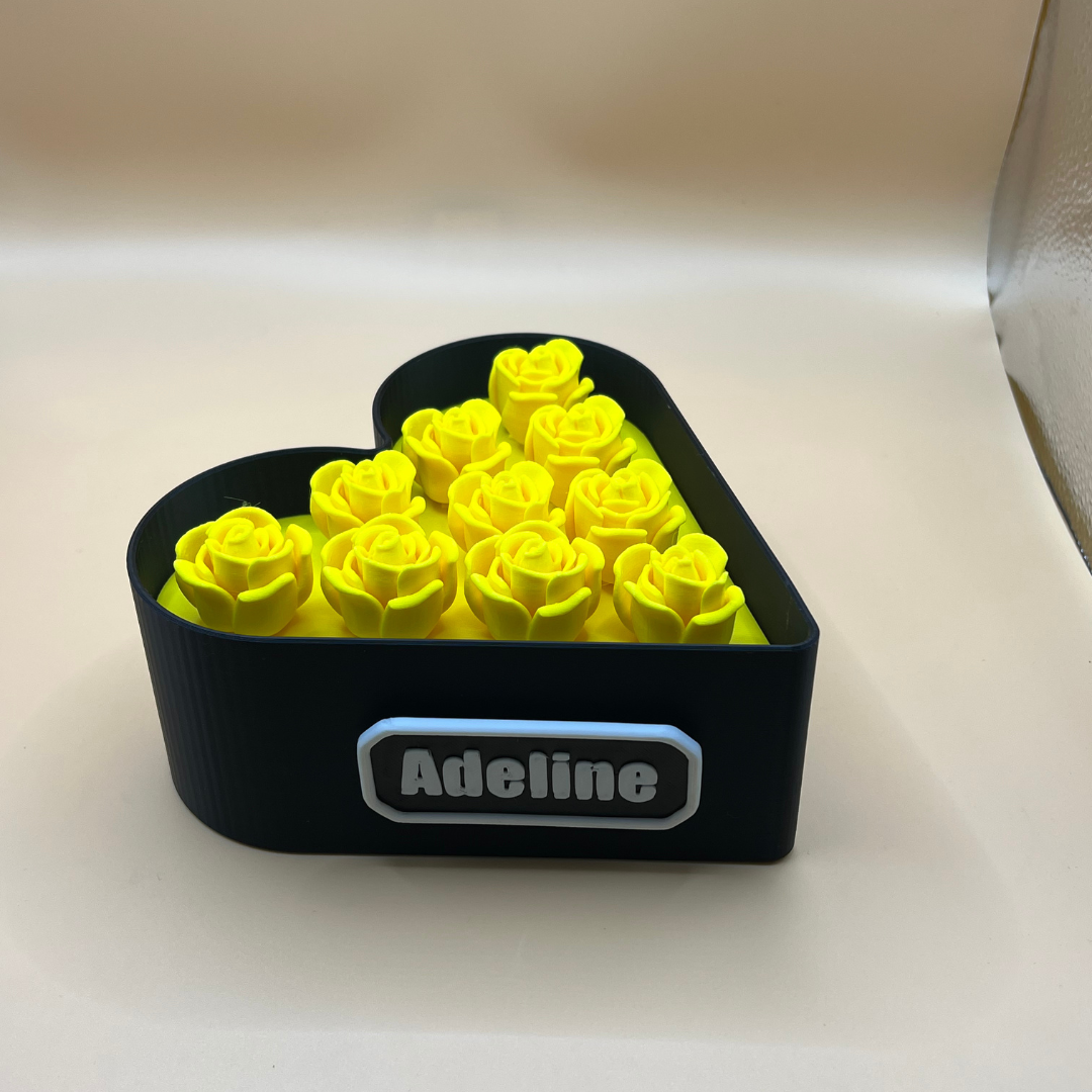 Personalized Everlasting Rose Gift Box Perfect for Valentine's day