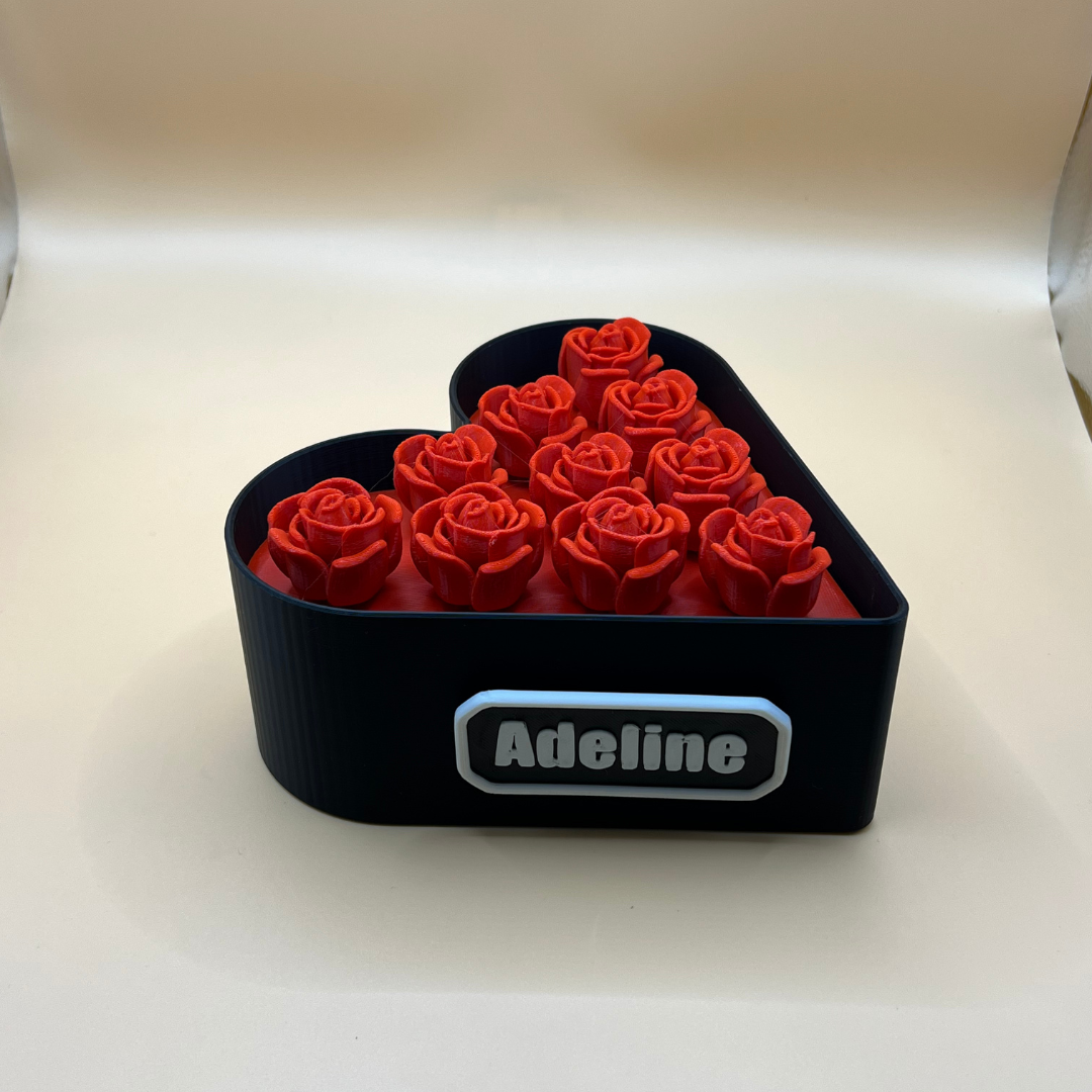 Personalized Everlasting Rose Gift Box Perfect for Valentine's day