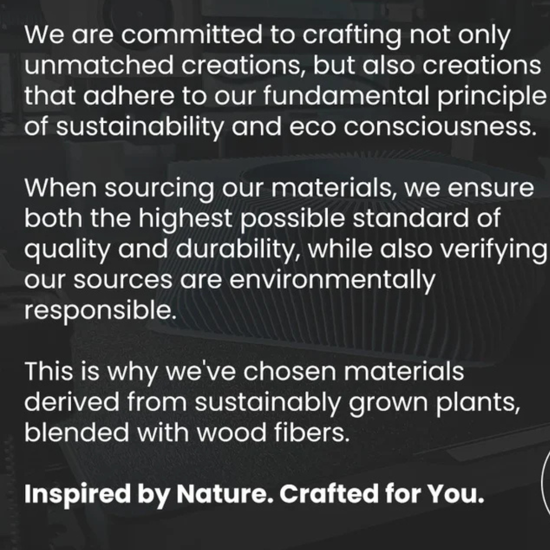 Modern Bottle Vase – Sleek, Eco-Friendly & Waterproof with Natural Wood Texture