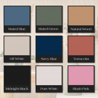 Modern Bottle Vase – Sleek, Eco-Friendly & Waterproof with Natural Wood Texture